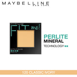 Maybelline New York Fit Me Matte + Poreless Powder, 120 Classic Ivory