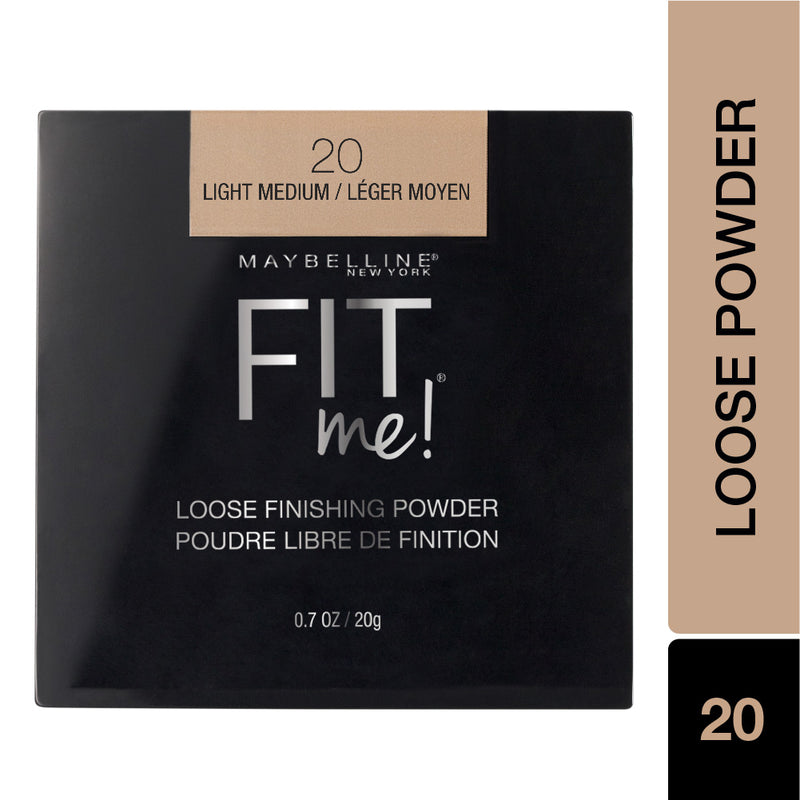 Maybelline New York Fit me Loose Finishing Powder,20 Light Medium