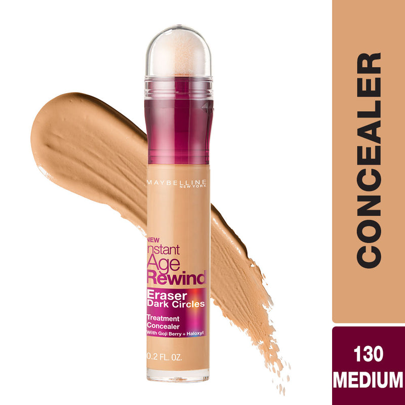 Maybelline New York Instant Age Rewind Concealer, Medium, 6g