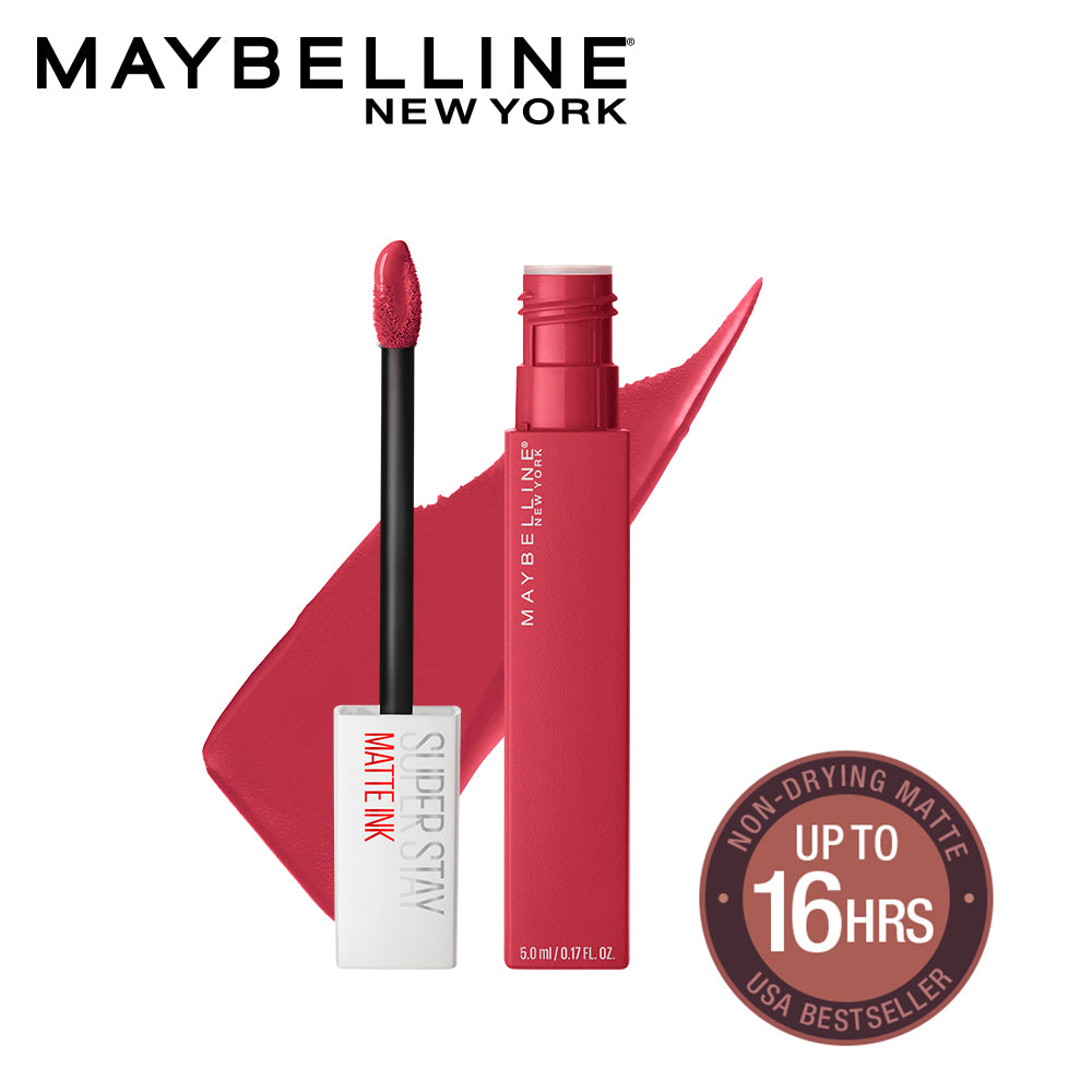 Super Stay Ruler Maybelline New York Super Stay Matte Ink Liquid Lipstick, 80 Ruler, 5g ...