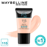 Maybelline New York Fit Me Matte+Poreless Liquid Foundation Tube, 115 Ivory, 18ml