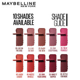 Maybelline New York Super Stay Crayon Lipstick, 55 Make it Happen 1,2g