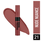 Maybelline New York Sensational Liquid Matte Lipstick, 21 Nude Nuance, 7ml - Liquid Lipstick Shades Delivering Intense Matte Color Effect