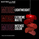 Maybelline New York Color Sensational Ultimattes Lipstick, 199 More Ruby, 1.7g