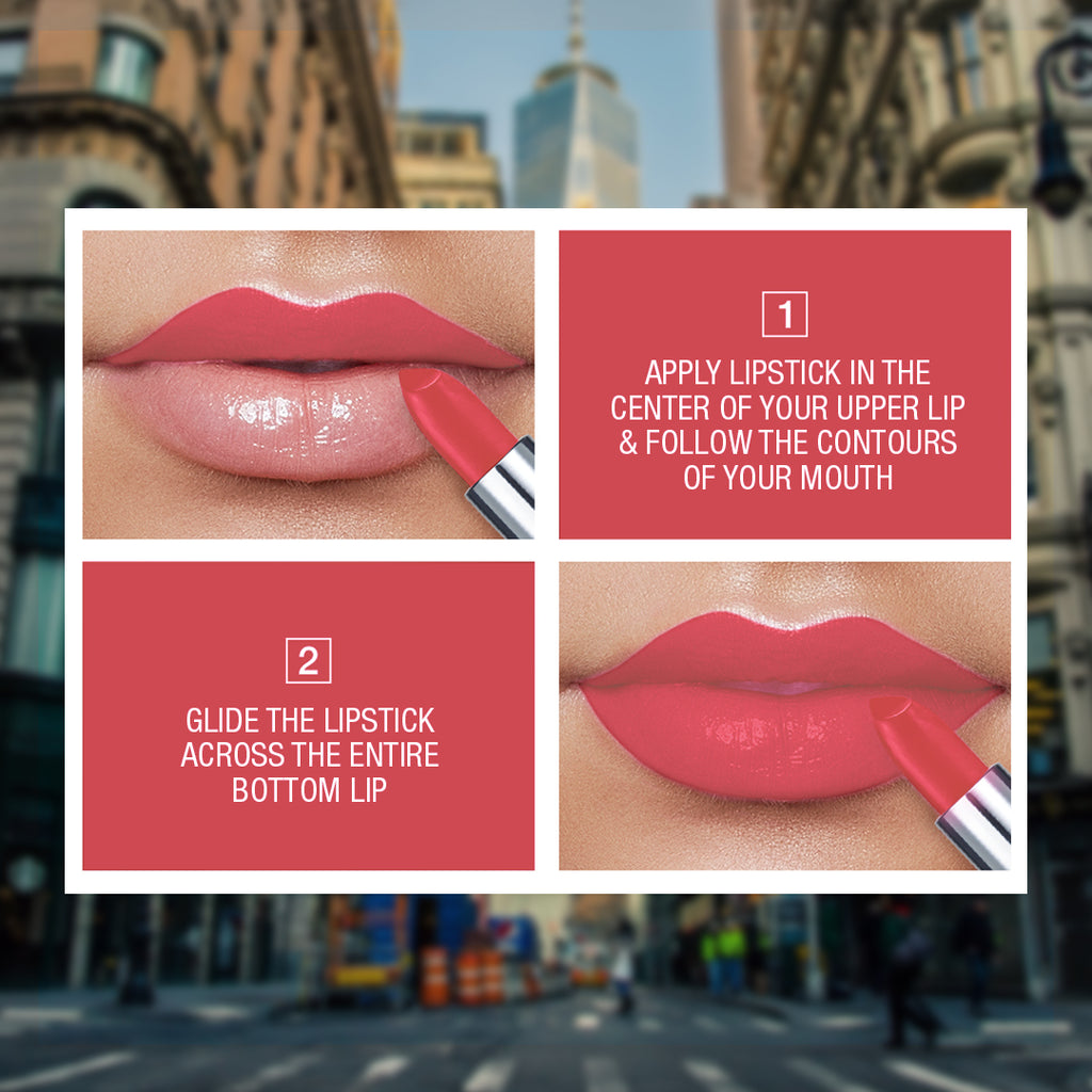 Maybelline New York Color Sensational Creamy Matte Lipstick, 671 Heated Pink, 3.9g