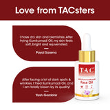 T.A.C - The Ayurveda Co. 10% Kumkumadi Face Oil For Glowing Skin | Reduce Pigmentation | All Type Skin - 20ml