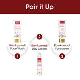 T.A.C - The Ayurveda Co. 10% Kumkumadi Day Cream with SPF 20, Aloe vera, and Gold Dust | Moisturising and Sun Protection | For All Skin - 50g