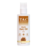 T.A.C - The Ayurveda Co. Methi Hair Oil with Amla for Hairfall and Dandruff Control for Women and Men | Ayurvedic - Cold Pressed - 100ml