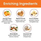 T.A.C - The Ayurveda Co. Vitamin C & E Lip Scrub | Power of Orange and Cocoa Butter | Intense Moisturization | Reduce Lip Pigmentation - 20g