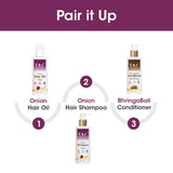 T.A.C - The Ayurveda Co. Onion Hair Shampoo | Power of Red Onion & Ginger | For Hair Growth and Hair Fall Control - 250ml