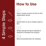 T.A.C - The Ayurveda Co. Lip, Cheek & Eye Tints Magic Box | Multipurpose Lip & Cheek Tint  | for moisturizing & Long Lasting Impact - 20g