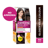 L'Oreal Paris Casting Crème Gloss Small Pack, 300 Darkest Brown, 45g