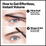 ColorStay Brow Fiber Filler - Brow Gel Dark Brown