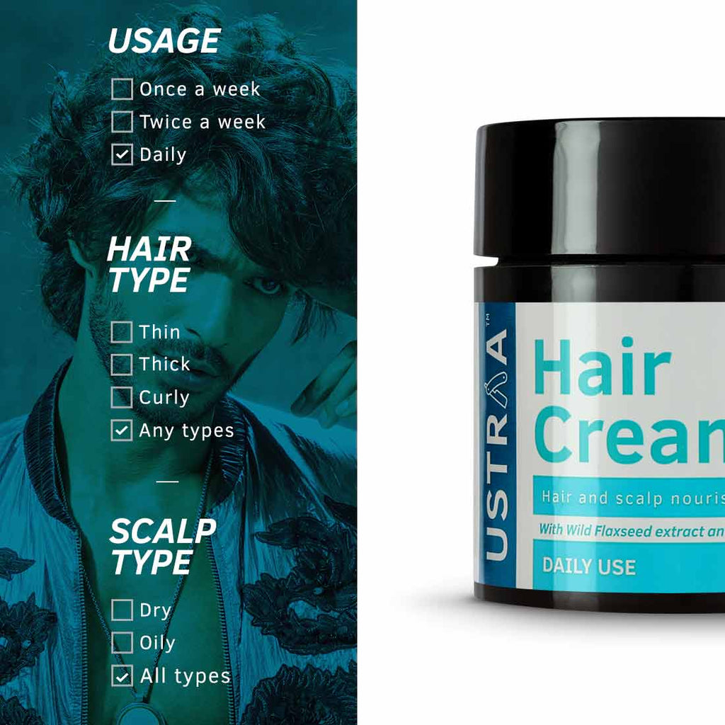Ustraa Daily Use Hair Cream - 100g