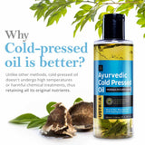 Ustraa Ayurvedic Cold Pressed Oil-Moringa & Curry Leaves - 200ml