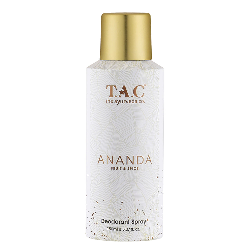 T.A.C - The Ayurveda Co. Ananda Fruit & Spice Deodorant Spray for Men & Women, Refreshing & Long Lasting Fragnance, 150ml