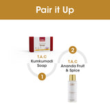 T.A.C - The Ayurveda Co. Ananda Fruit & Spice Deodorant Spray for Men & Women, Refreshing & Long Lasting Fragnance, 150ml
