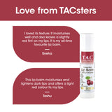 T.A.C - The Ayurveda Co. Tinted Lip Balm for Dark and Dry Lips with Cherry, Rosehip and SPF 20, 5gm