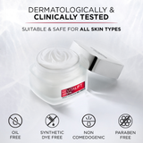 L'Oréal Paris Revitalift Crystal Fresh Hydrating Gel Cream | Oil-Free Face Moisturizer With Salicylic Acid | 50 ml