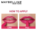 Maybelline New York Super Stay Crayon Lipstick, 55 Make it Happen 1,2g