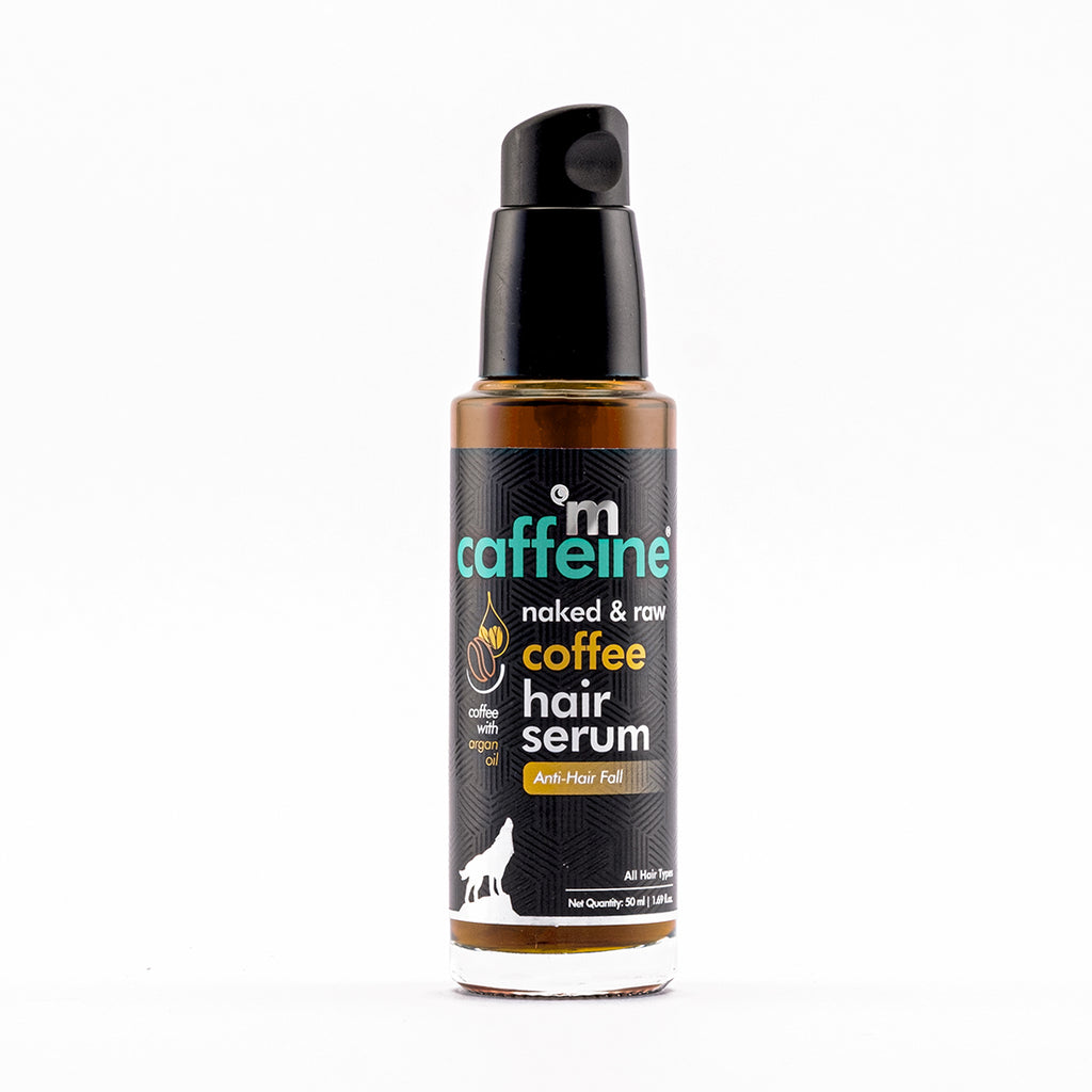 MCaffeine Coffee Frizz & Hair Fall Control Hair Serum with Walnut & Argan Oil (50ml)