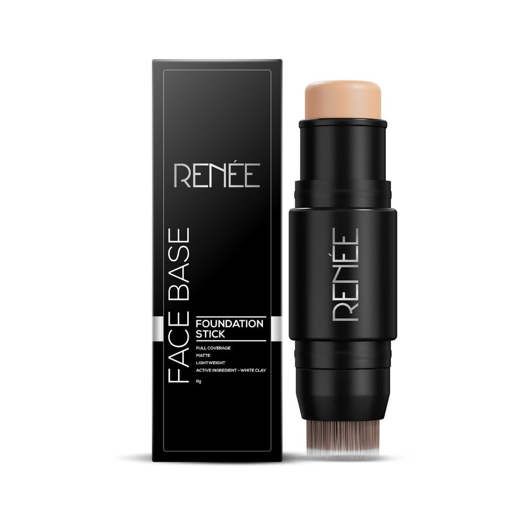 RENEE Face Base Foundation Stick with Applicator - Coffee, 8gm