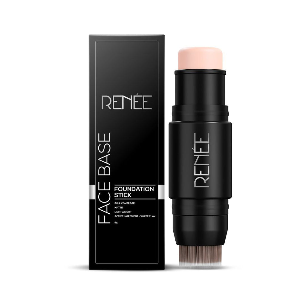 RENEE Face Base Foundation Stick with Applicator - Creamy Latte, 8gm