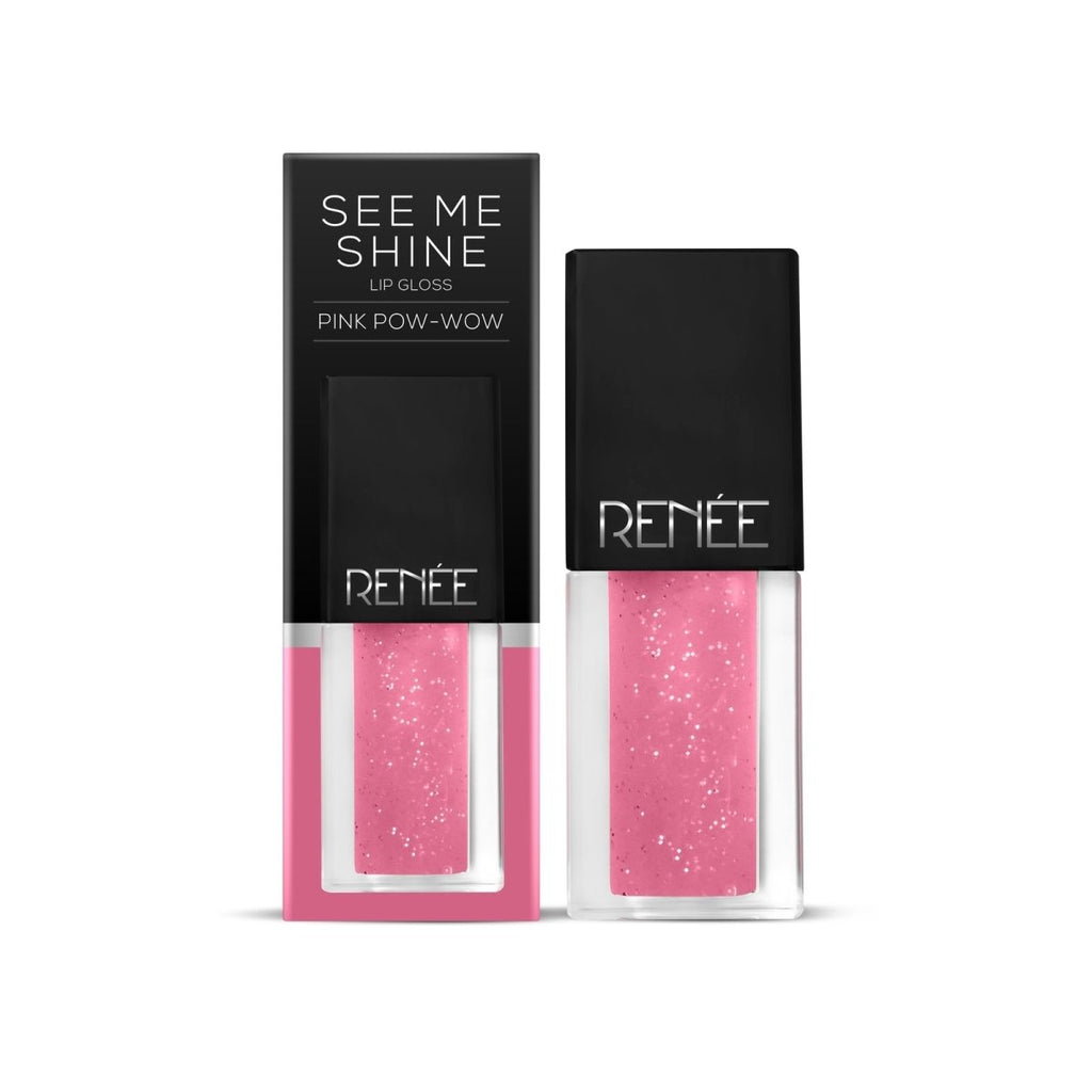 RENEE See Me Shine Lip Gloss - Pink Pow-Wow, 2.5ml