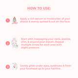 Be Soulfull Rose Quartz Gua Sha - Natural Face Massaging Stoner for firm and glowing skin | For Men & Women | 1 Unit